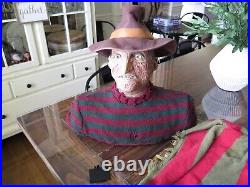 A Nightmare On Elm Street Freddy Krueger Talking Bust Life-size In Box Neca Xtrs