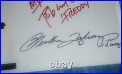 A Nightmare On Elm Street Hand Signed Script COA Robert Englund NO US TARIFFS