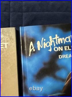 A Nightmare On Elm Street Hardcover Book Lot RARE 90s Original Freddy Krueger