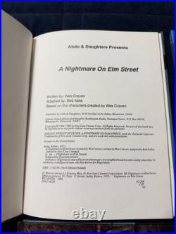 A Nightmare On Elm Street Hardcover Book Lot RARE 90s Original Freddy Krueger