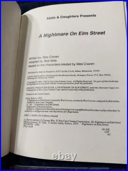 A Nightmare On Elm Street Hardcover Book Lot RARE 90s Original Freddy Krueger