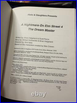 A Nightmare On Elm Street Hardcover Book Lot RARE 90s Original Freddy Krueger