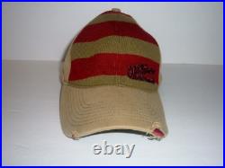 A Nightmare On Elm Street Hat Cap Horror Freddy Krueger RARE One Size Flexfit