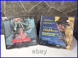 A Nightmare On Elm Street I & II Freddy Krueger Laserdisc Lot RARE Cover Horror
