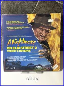 A Nightmare On Elm Street I & II Freddy Krueger Laserdisc Lot RARE Cover Horror