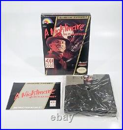 A Nightmare On Elm Street NES Nintendo Complete CIB with Manual