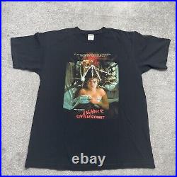 A Nightmare On Elm Street Shirt Adult Large Movie Promo Horror Freddy Vintage