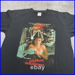 A Nightmare On Elm Street Shirt Adult Large Movie Promo Horror Freddy Vintage