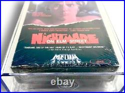 A Nightmare On Elm Street VHS 1984 Media Sealed 9.0 Rewind Graded CGC Full Box