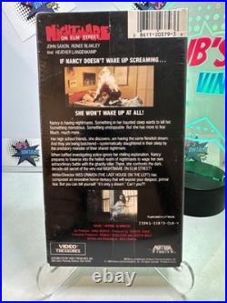 A Nightmare On Elm Street VHS original Horror Wes Craven Vintage Rare NEW