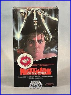A Nightmare On Elm Street Vhs Media Video 1985 Silver Label Double Flaps Horror