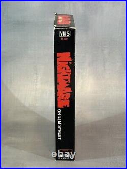 A Nightmare On Elm Street Vhs Media Video 1985 Silver Label Double Flaps Horror
