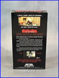 A Nightmare On Elm Street Vhs Media Video 1985 Silver Label Double Flaps Horror