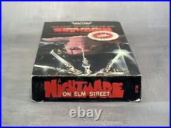 A Nightmare On Elm Street Vhs Media Video 1985 Silver Label Double Flaps Horror