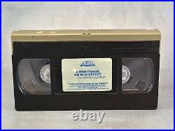 A Nightmare On Elm Street Vhs Media Video 1985 Silver Label Double Flaps Horror