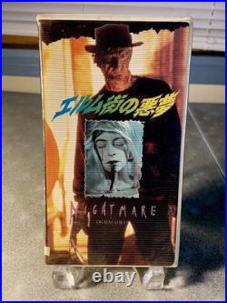 A Nightmare On Elm Street in English NTSC Japanese VHS PLAYS in U. S. VCR 1984