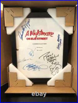 A Nightmare On Elm Street memorabilia Movie Script Johnny Depp Autographed