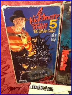 A Nightmare On Elmstreet Vhs Boxset, Dvd Set 1999, Plus 2 Loose Tapes Part 4,5 A Nightmare On Elmstreet Vhs Boxset, Dvd Set 1999, Plus 2 Loose Tapes Part 4,5