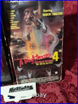A Nightmare On Elmstreet Vhs Boxset, Dvd Set 1999, Plus 2 Loose Tapes Part 4,5 A Nightmare On Elmstreet Vhs Boxset, Dvd Set 1999, Plus 2 Loose Tapes Part 4,5