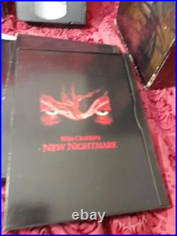 A Nightmare On Elmstreet Vhs Boxset, Dvd Set 1999, Plus 2 Loose Tapes Part 4,5 A Nightmare On Elmstreet Vhs Boxset, Dvd Set 1999, Plus 2 Loose Tapes Part 4,5