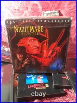 A Nightmare On Elmstreet Vhs Boxset, Dvd Set 1999, Plus 2 Loose Tapes Part 4,5 A Nightmare On Elmstreet Vhs Boxset, Dvd Set 1999, Plus 2 Loose Tapes Part 4,5
