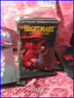 A Nightmare On Elmstreet Vhs Boxset, Dvd Set 1999, Plus 2 Loose Tapes Part 4,5 A Nightmare On Elmstreet Vhs Boxset, Dvd Set 1999, Plus 2 Loose Tapes Part 4,5