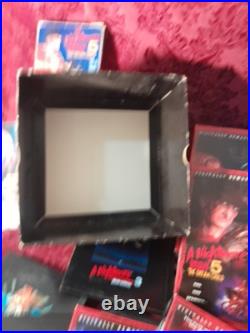 A Nightmare On Elmstreet Vhs Boxset, Dvd Set 1999, Plus 2 Loose Tapes Part 4,5 A Nightmare On Elmstreet Vhs Boxset, Dvd Set 1999, Plus 2 Loose Tapes Part 4,5