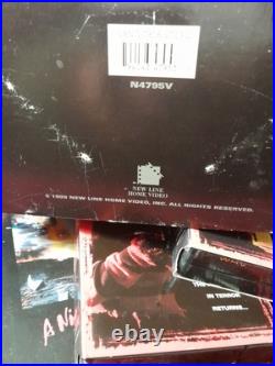A Nightmare On Elmstreet Vhs Boxset, Dvd Set 1999, Plus 2 Loose Tapes Part 4,5 A Nightmare On Elmstreet Vhs Boxset, Dvd Set 1999, Plus 2 Loose Tapes Part 4,5