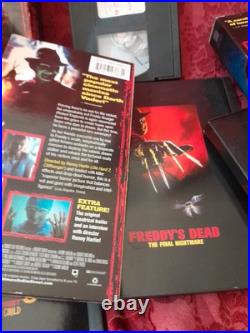 A Nightmare On Elmstreet Vhs Boxset, Dvd Set 1999, Plus 2 Loose Tapes Part 4,5 A Nightmare On Elmstreet Vhs Boxset, Dvd Set 1999, Plus 2 Loose Tapes Part 4,5