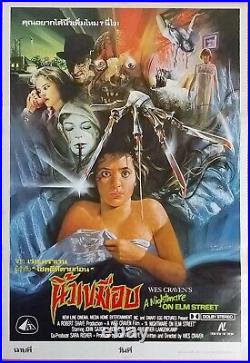 A Nightmare on Elm Street (1984) Thai Movie Poster Original