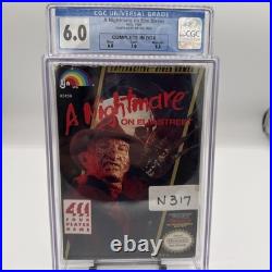 A Nightmare on Elm Street (1989) Complete in Box Nintendo Cgc graded
