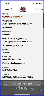 A Nightmare on Elm Street 1990 CGC 9.2 Sealed A+