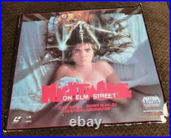 A Nightmare on Elm Street 1 Laserdisc Horror Movie, Sleeve & Disc, 1985. Freddy