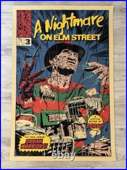 A Nightmare on Elm Street 3 Print Poster by Johnny Dombrowski Art Mondo Horror