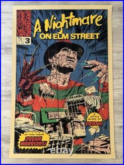 A Nightmare on Elm Street 3 Print Poster by Johnny Dombrowski Art Mondo Horror