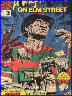 A Nightmare on Elm Street 3 Print Poster by Johnny Dombrowski Art Mondo Horror