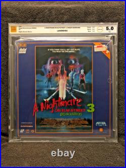 A Nightmare on Elm Street 3 VMG 5.0 G+ Graded Laserdisc Sealed 1987