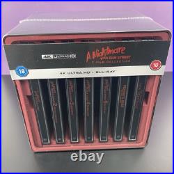 A Nightmare on Elm Street (4K UHD Blu-ray) 7 Film Steelbook Collection UK NEW