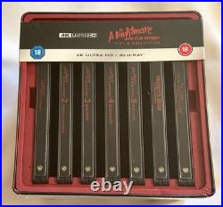 A Nightmare on Elm Street (4K UHD. Blu-ray) 7-Film UK Steelbook Collection NEW
