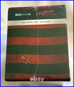 A Nightmare on Elm Street (4K UHD. Blu-ray) 7-Film UK Steelbook Collection NEW