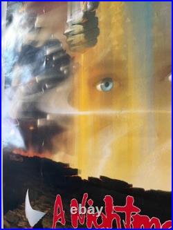 A Nightmare on Elm Street 4 Dream Masters Original Movie Poster 27x40 VTG 1988