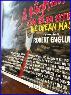A Nightmare on Elm Street 4 Dream Masters Original Movie Poster 27x40 VTG 1988