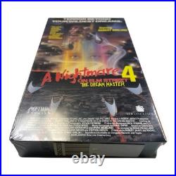 A Nightmare on Elm Street 4 The Dream Master (VHS, 1990) -New Sealed