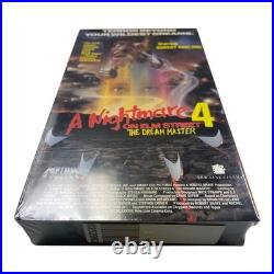 A Nightmare on Elm Street 4 The Dream Master (VHS, 1990) -New Sealed