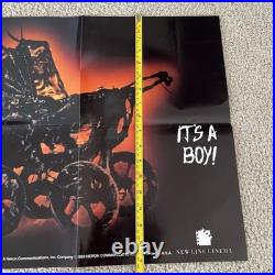 A Nightmare on Elm Street 5 Dream Child RARE 1989 VHS Video Store Banner Poster