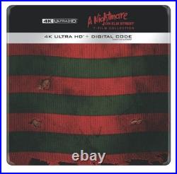 A Nightmare on Elm Street 7-Film 4K UHD Steelbook Library Collection PRESALE