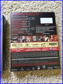 A Nightmare on Elm Street 7-Film Collection 4K UHD Blu-ray BRAND NEW withSlipcover