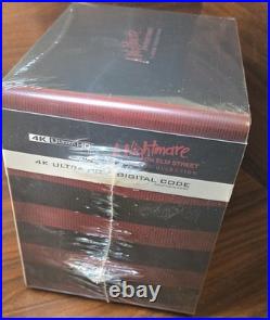 A Nightmare on Elm Street 7-Film Collection Steelbook (4K)-NEW-Free Box Shipping