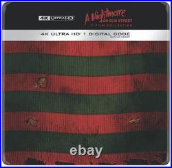A Nightmare on Elm Street 7-Film Steelbook Library Case (4K UHD + DIG) Presale