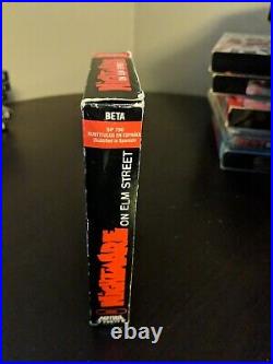 A Nightmare on Elm Street BETA 1984 MEDIA Video Horror BETAMAX Tape SPANISH VERS